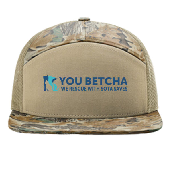 Richardson Printed 7-Panel Trucker - Embroidered Logo Thumbnail