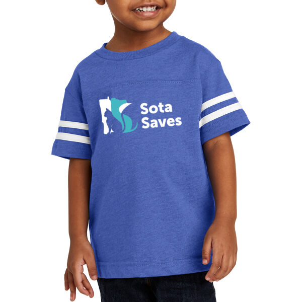 Rabbit Skins™ Toddler Football Fine Jersey Tee - Printed Logo Thumbnail