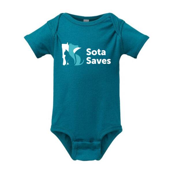 Rabbit Skins - Infant Fine Jersey Bodysuit - Printed Logo Thumbnail