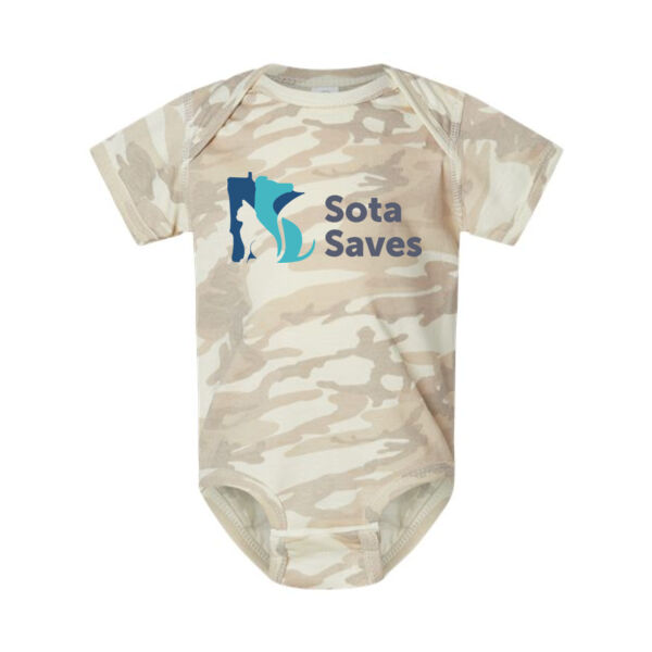 Rabbit Skins - Infant Fine Jersey Bodysuit - Printed Logo Thumbnail