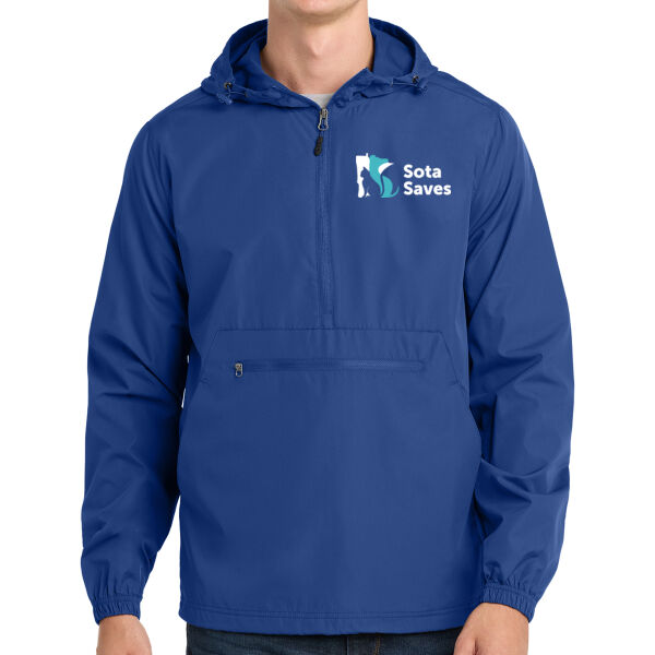 Sport-Tek® Packable Anorak - Embroidered Logo Thumbnail