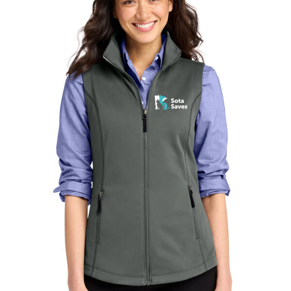 Port Authority® Women's Collective Smooth Fleece Vest - Embroidered Logo Thumbnail