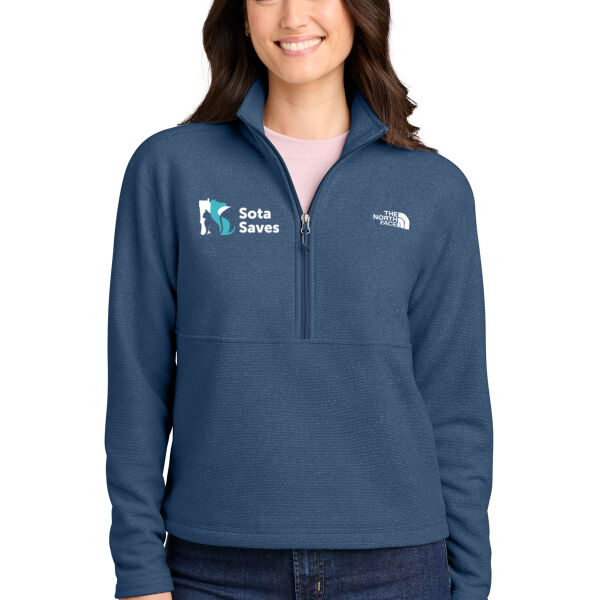 The North Face® Women’s Textured Pine Grove 1/2-Zip - Embroidered Logo Thumbnail