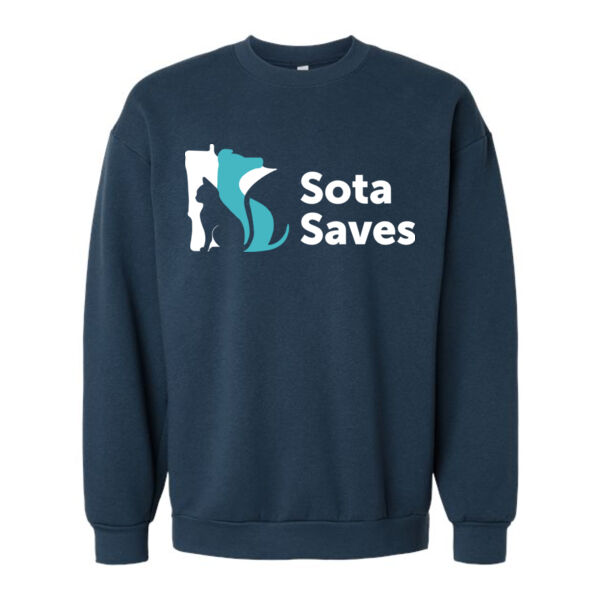 American Apparel - Unisex ReFlex Fleece Crewneck Sweatshirt - Printed Logo Thumbnail