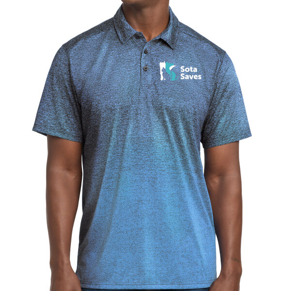 Sport-Tek® Ombre Heather Polo - Embroidered Logo Thumbnail