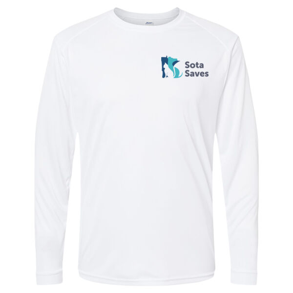 Paragon - Unisex Long Islander Performance Long Sleeve T-Shirt (spf 50+) - Printed Logo Thumbnail