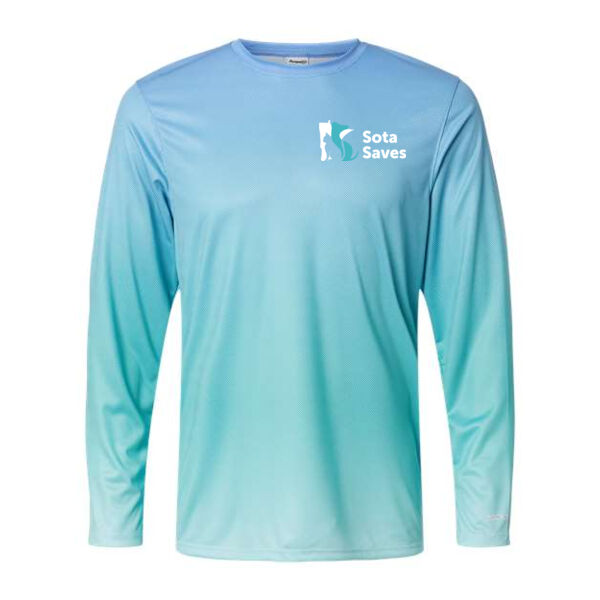 Paragon - Unisex Barbados Performance Pin Dot Long Sleeve T-Shirt (spf 50+) - Printed Logos Thumbnail