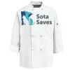 Eight Knot Button Chef Coat with Thermometer Pocket Thumbnail