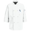 Eight Pearl Button Chef Coat with Thermometer Pocket Thumbnail