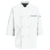 Eight Pearl Button Chef Coat with Thermometer Pocket Thumbnail