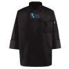 Black Knot Button Chef Coat Thumbnail